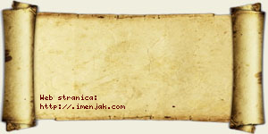 Andreja Perunac vizit kartica